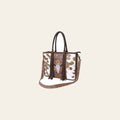 OHLAY KBG252 TOTE Hand Tooled Hair-on Genuine Leather women bag western handbag purse