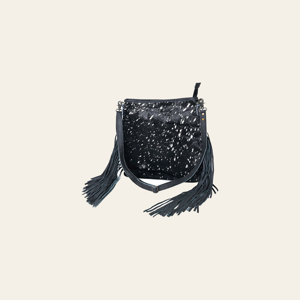 OHLAY Cross Body Hair-On Genuine Leather Women Bag Western Handbag Purse | Canvas for Womens Summer