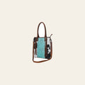 OHLAY KBG278 TOTE Embossed Hair-on Genuine Leather women bag western handbag purse