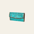 OHLAY Coin Purse Embossed Genuine Leather Women Bag Western Handbag | for Cute