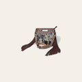 OHLAY Clutch Hand Tooled Hair on Genuine Leather Western Women Bag Handbag Purse | Purses for Cute