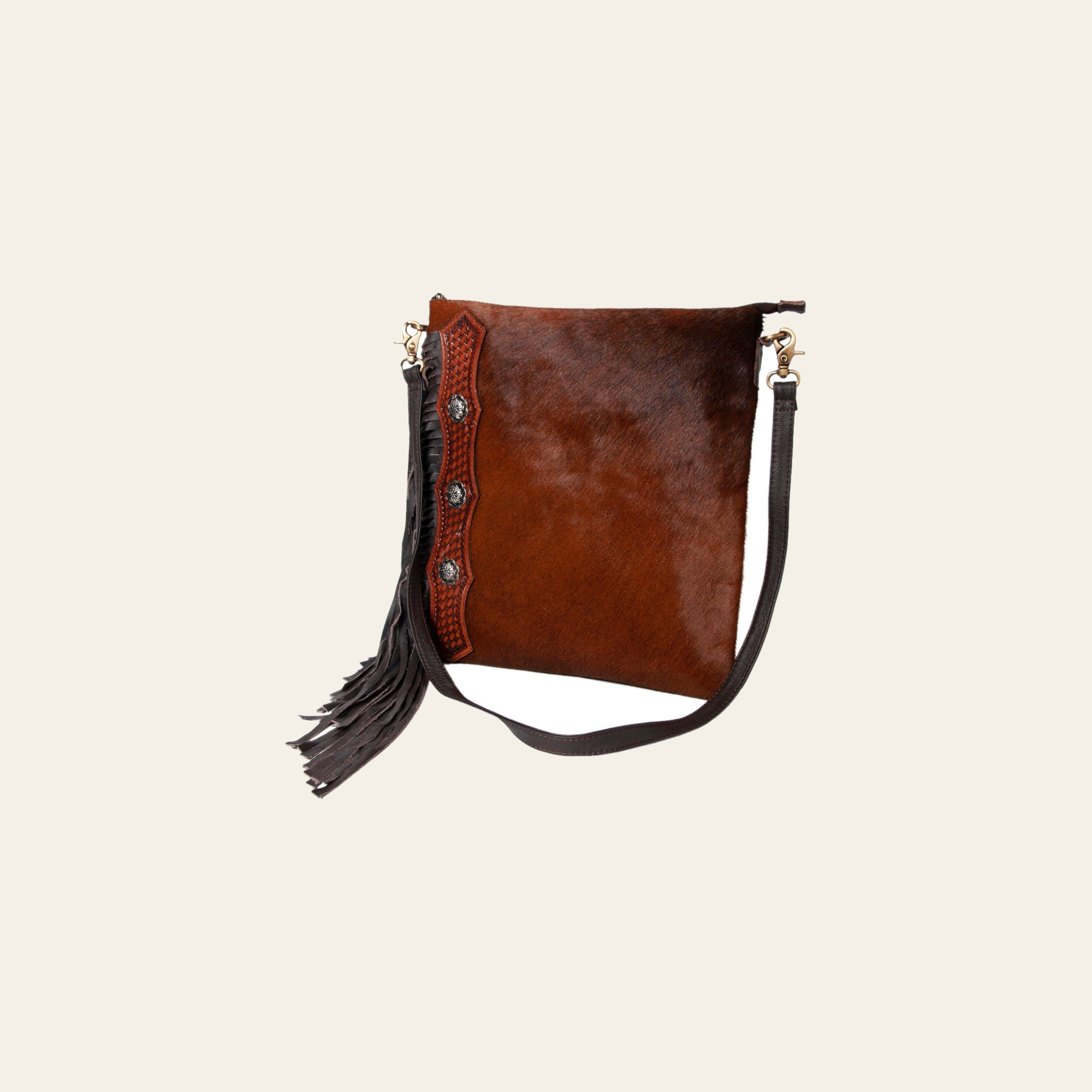 OHLAY Hobo Hand Tooled Hair-On Genuine Leather Women Bag Western Handbag Purse | Womens Handbags Belt for Summer
