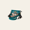OHLAY Clutch Hand Tooled Hair on Genuine Leather Western Women Bag Handbag Purse | Purses for Cute