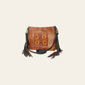 OHLAY Hobo Hand Tooled Hair-On Genuine Leather Women Bag Western Handbag Purse | Womens Handbags Belt for Summer