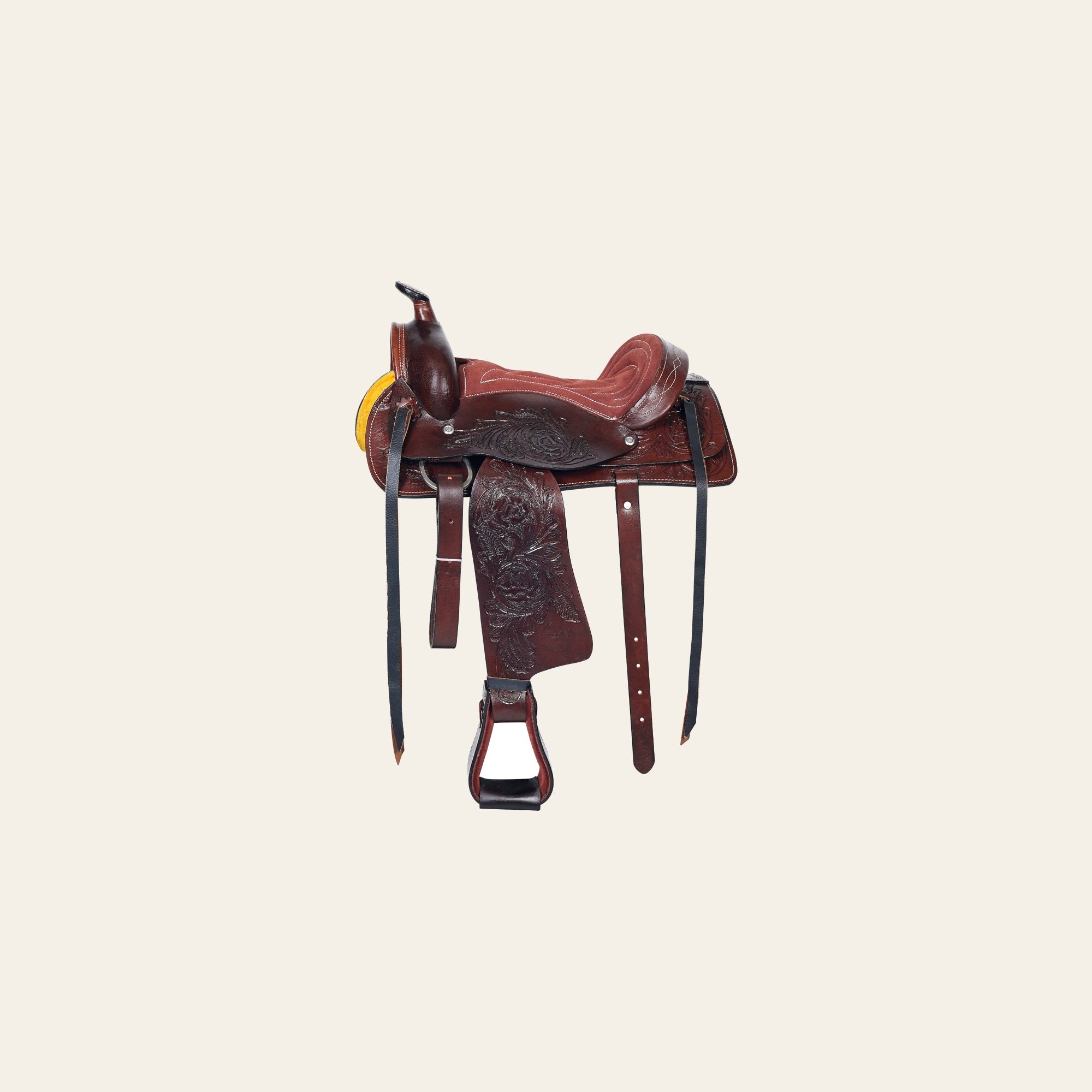 Kids Youth Children Miniature Pony Saddle Leather Pleasure Western Comfytack