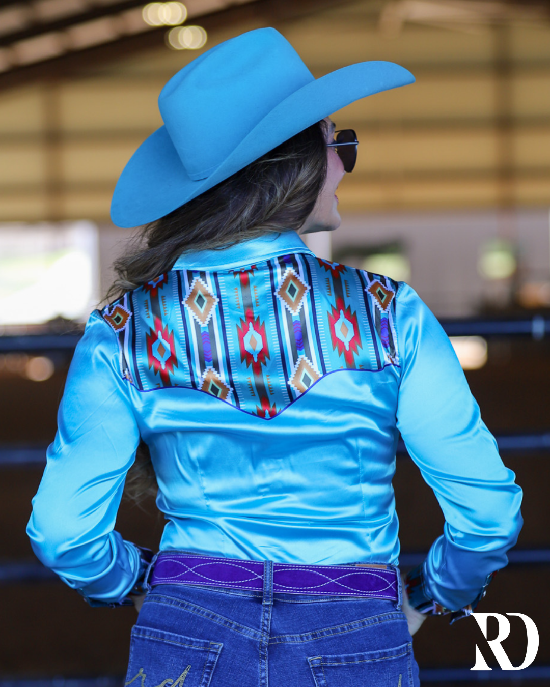 Kiowa Satin Yoke Performance Rodeo Shirt — view 2