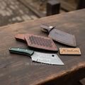 Ko-Bunka Knife Damascus Steel, Reverse Tanto