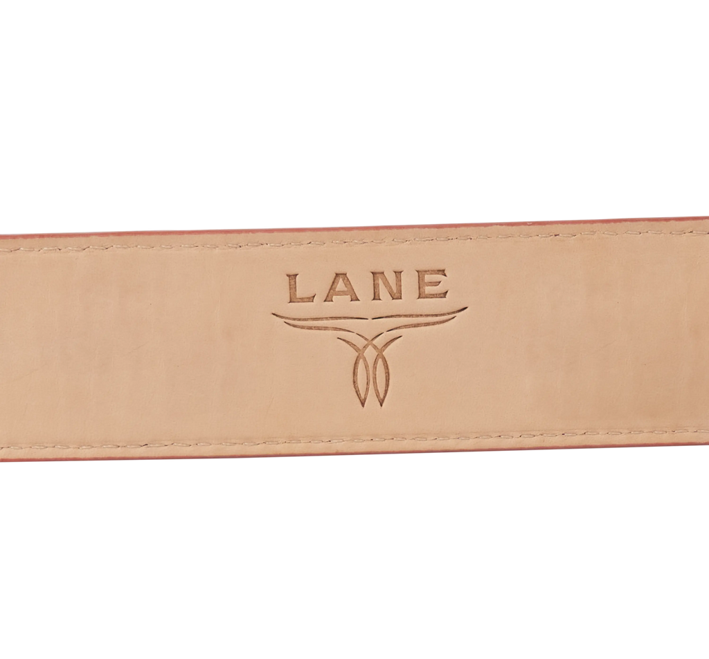 1.5 Woven Laced Belt with Single Buckle - Smoldering Ruby