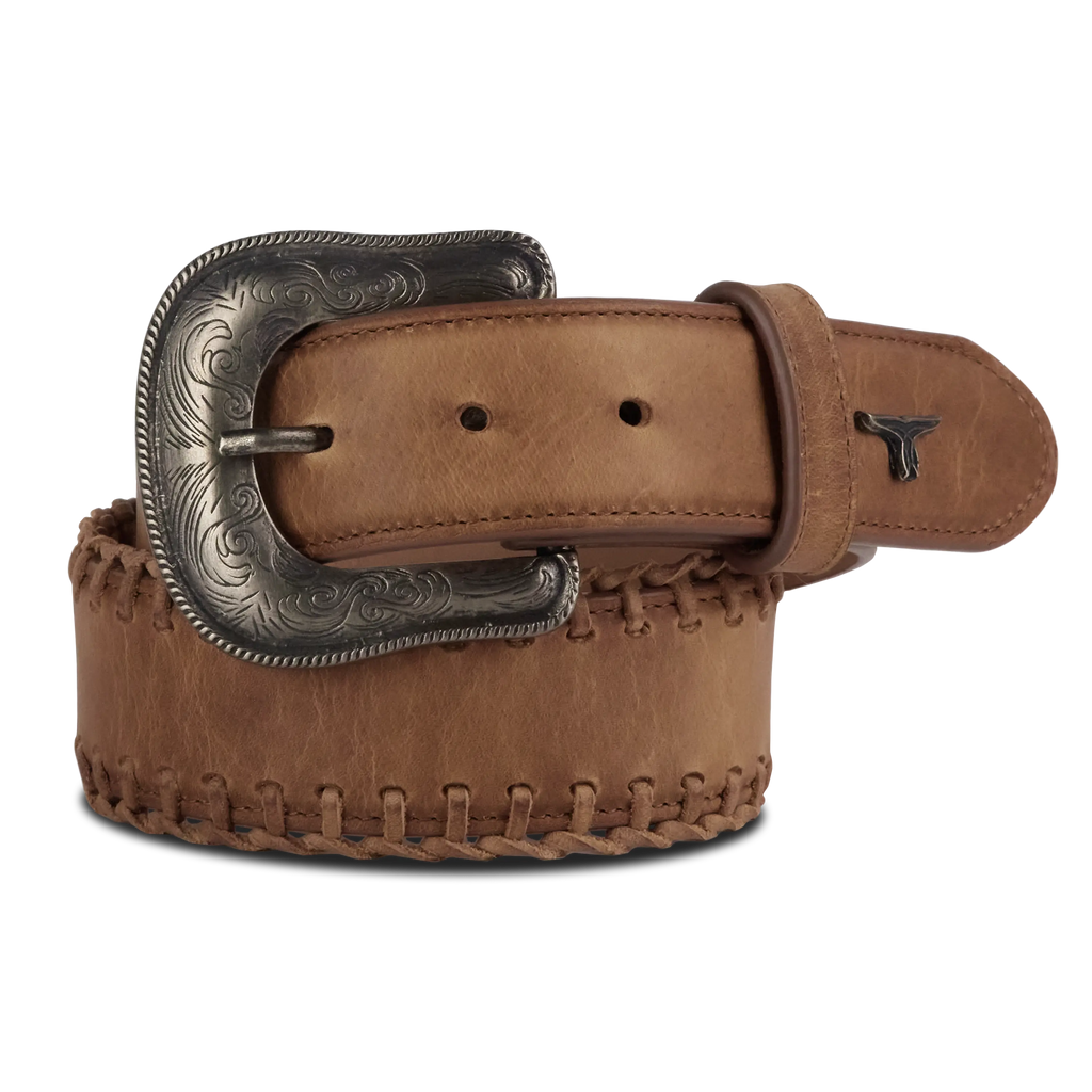 1.5 Woven Laced Belt with Single Buckle - Desert Clay