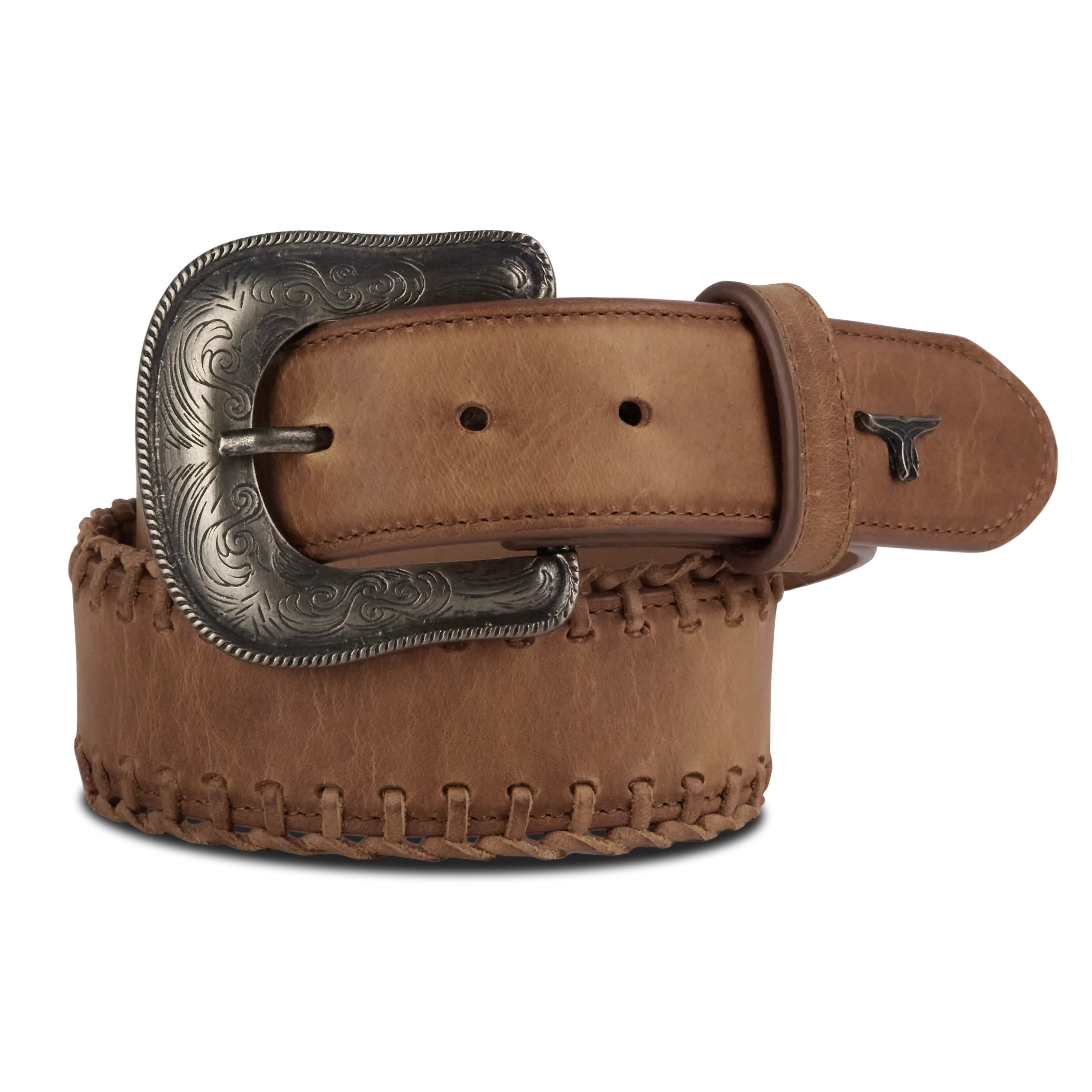 1.5 Woven Laced Belt with Single Buckle - Desert Clay