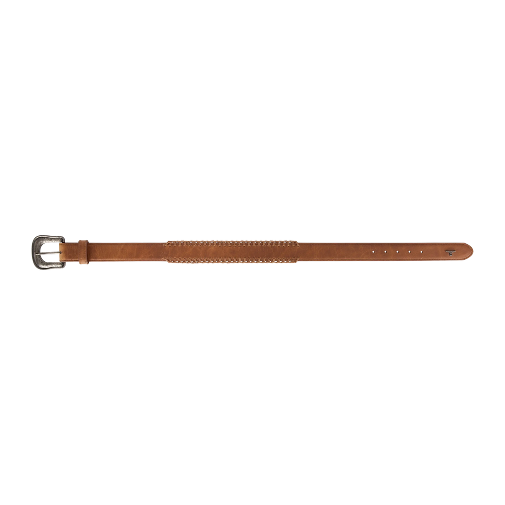 1.5 Woven Laced Belt with Single Buckle - Desert Clay