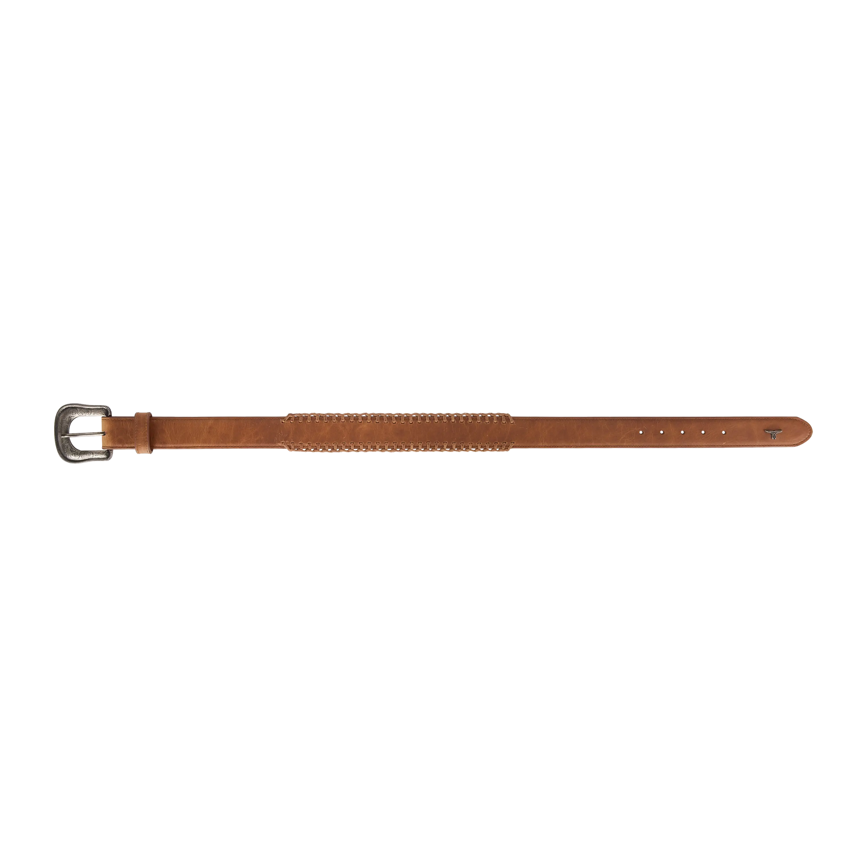 1.5 Woven Laced Belt with Single Buckle - Desert Clay