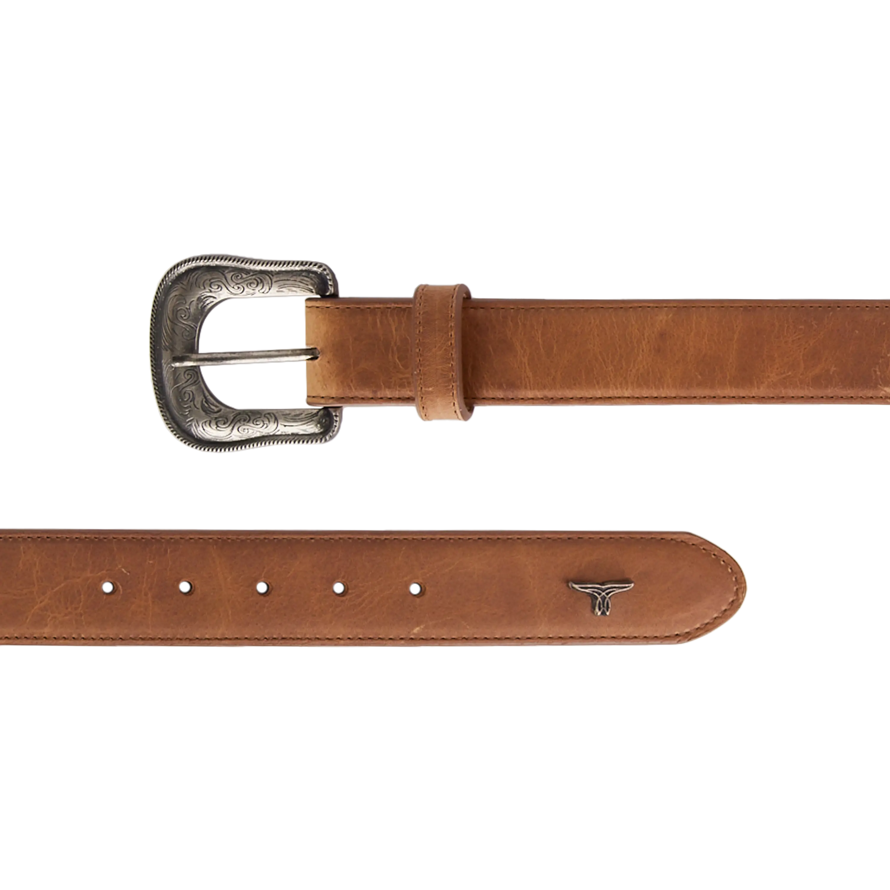 1.5 Woven Laced Belt with Single Buckle - Desert Clay