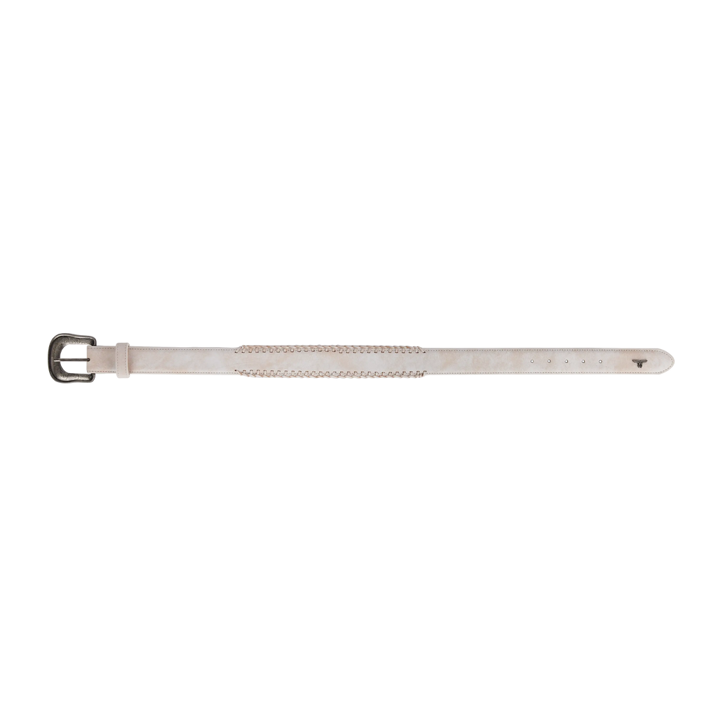 1.5 Woven Laced Belt with Single Buckle - Ceramic Crackle