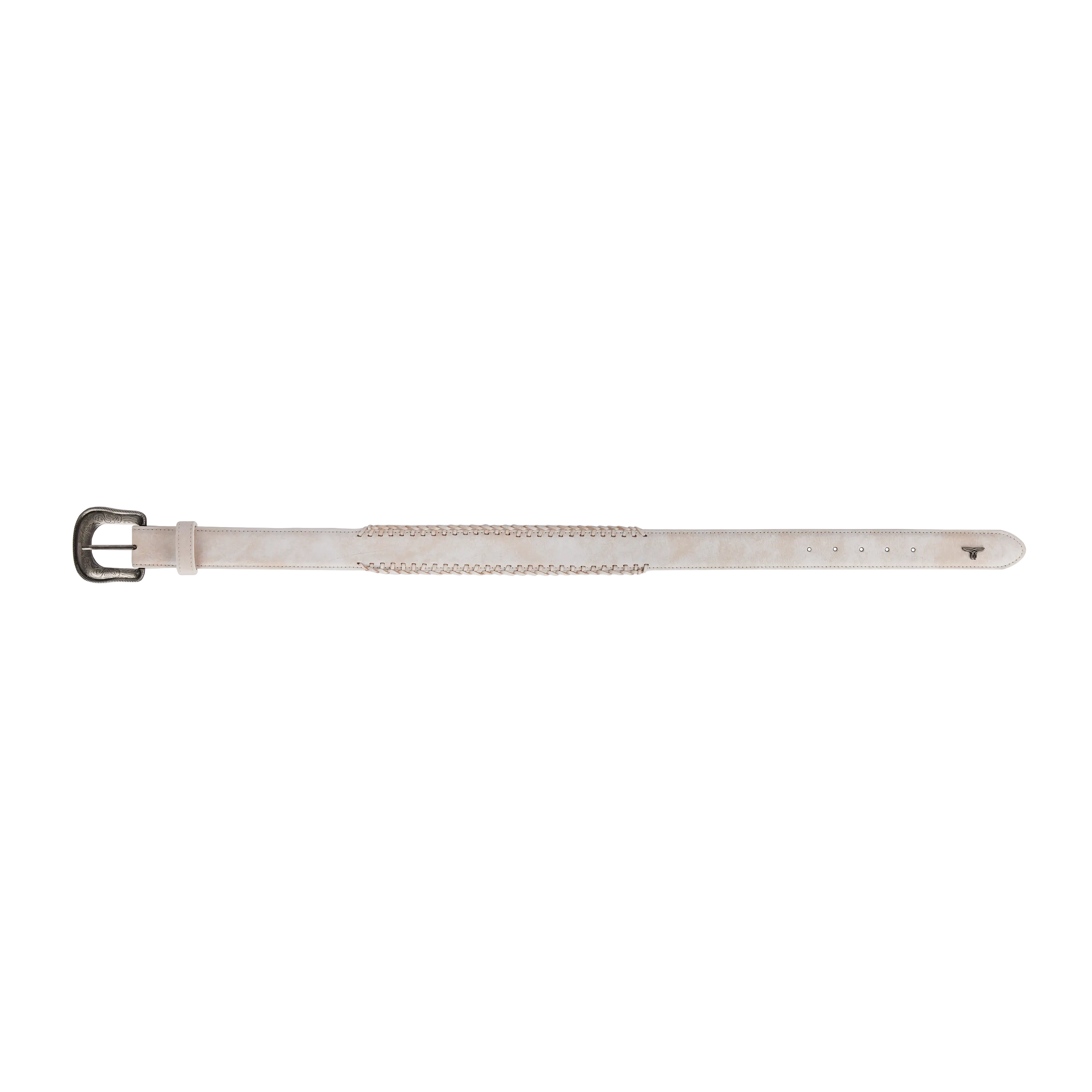 1.5 Woven Laced Belt with Single Buckle - Ceramic Crackle