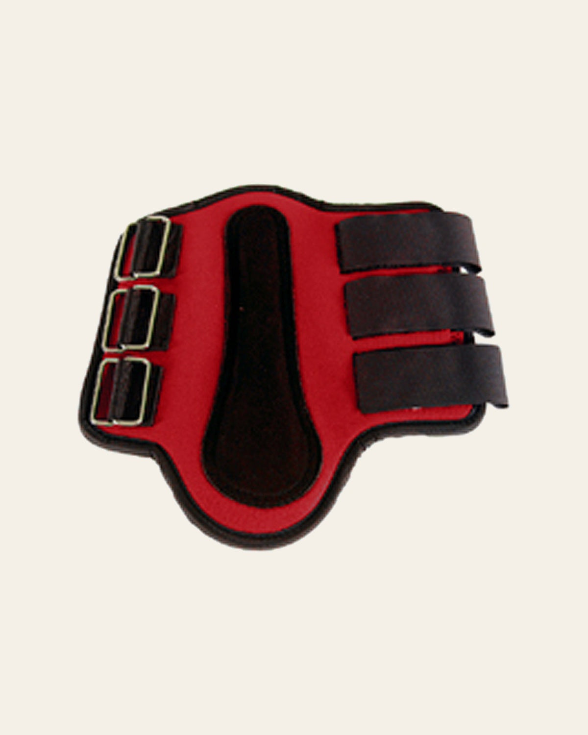 Large Hilason Horse Splint Boots Neoprene Red