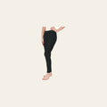 Large Irideon Highlighting Pockets Horse Riding Issential Cargo Tights Black