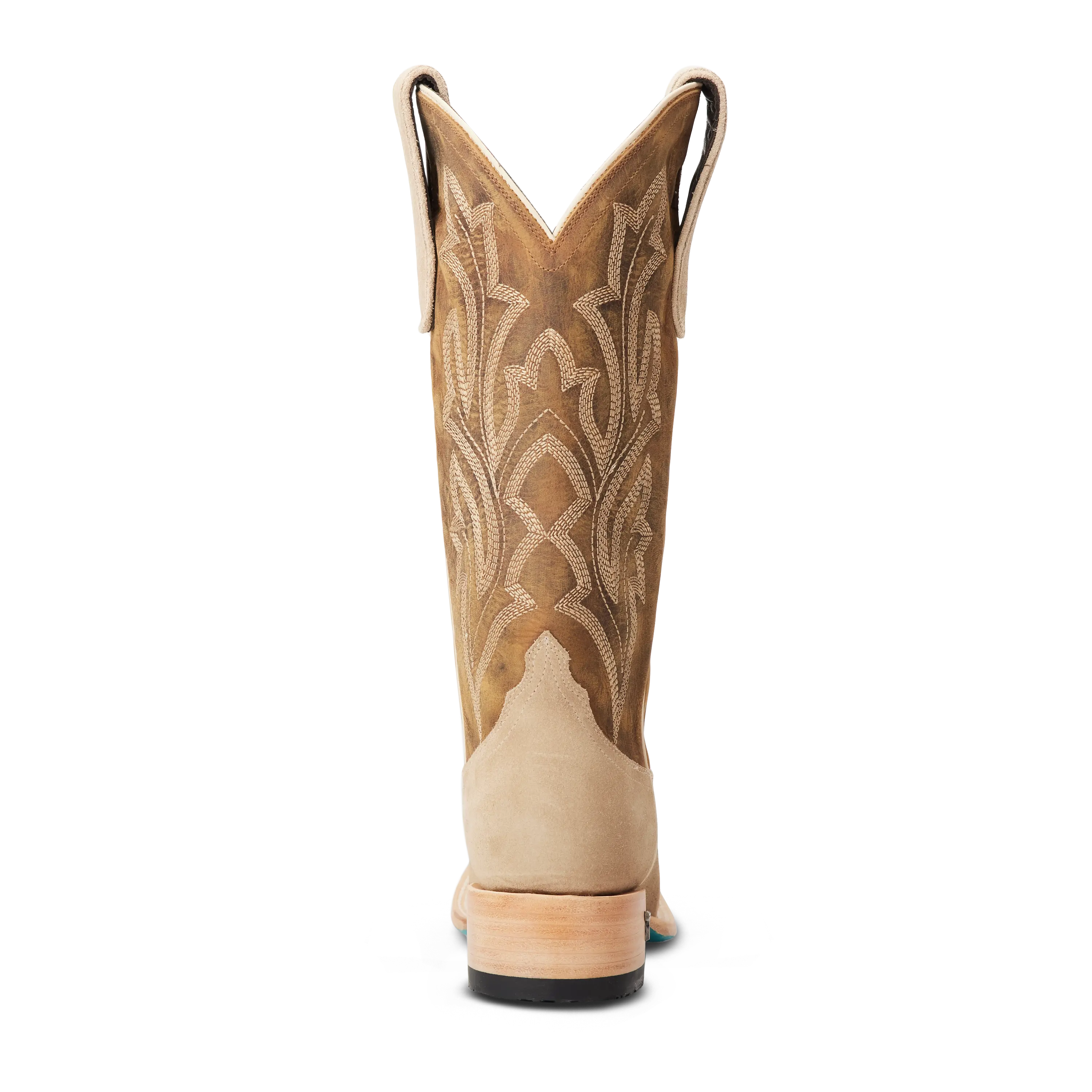 Classic Square Boot - Latte Suede and Burnt Caramel