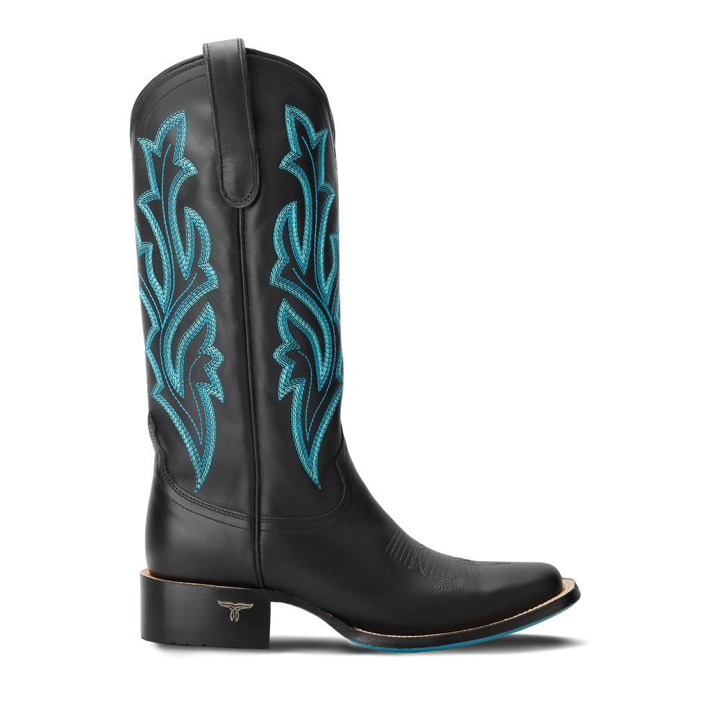 Classic Square Boot - Jet Black