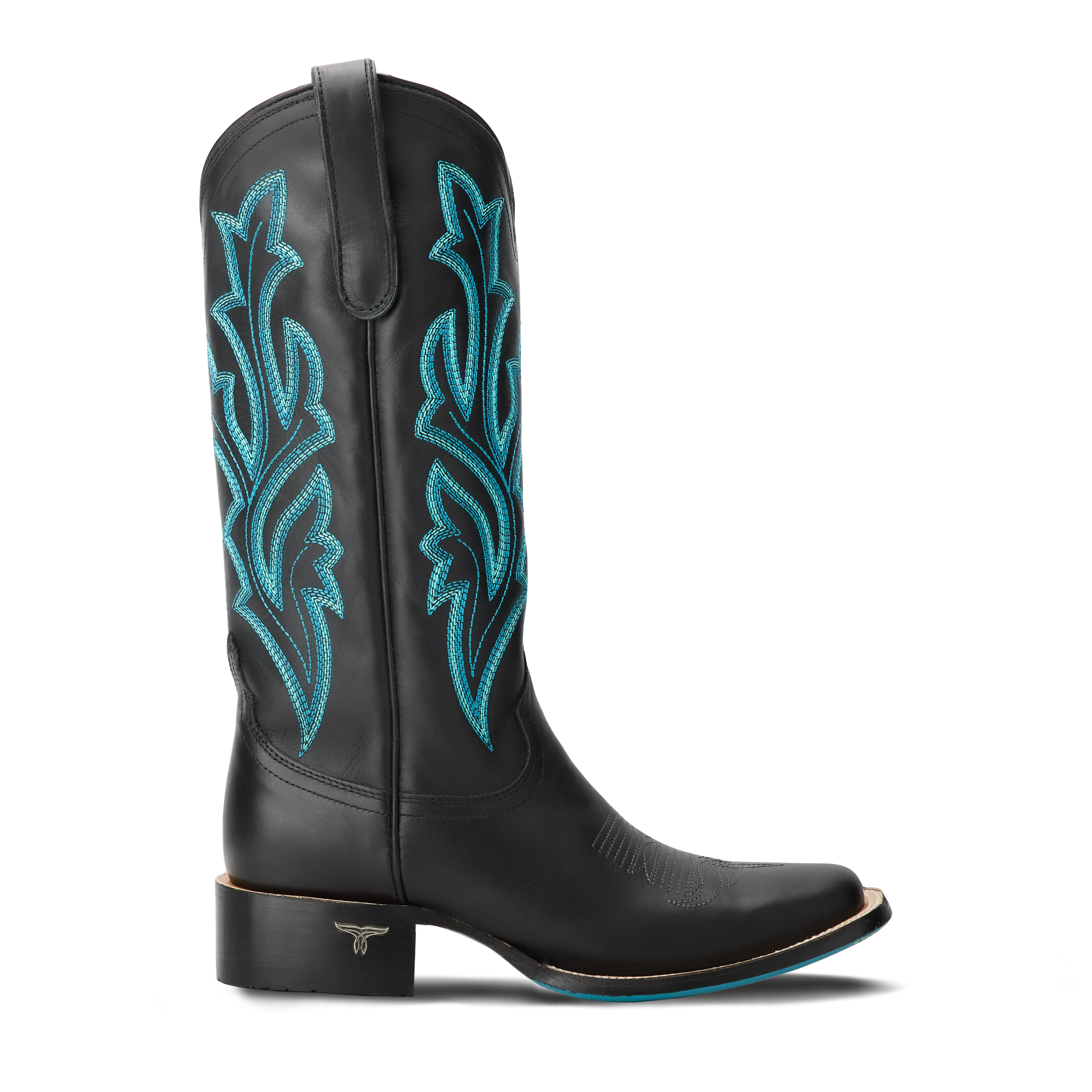 Classic Square Boot - Jet Black