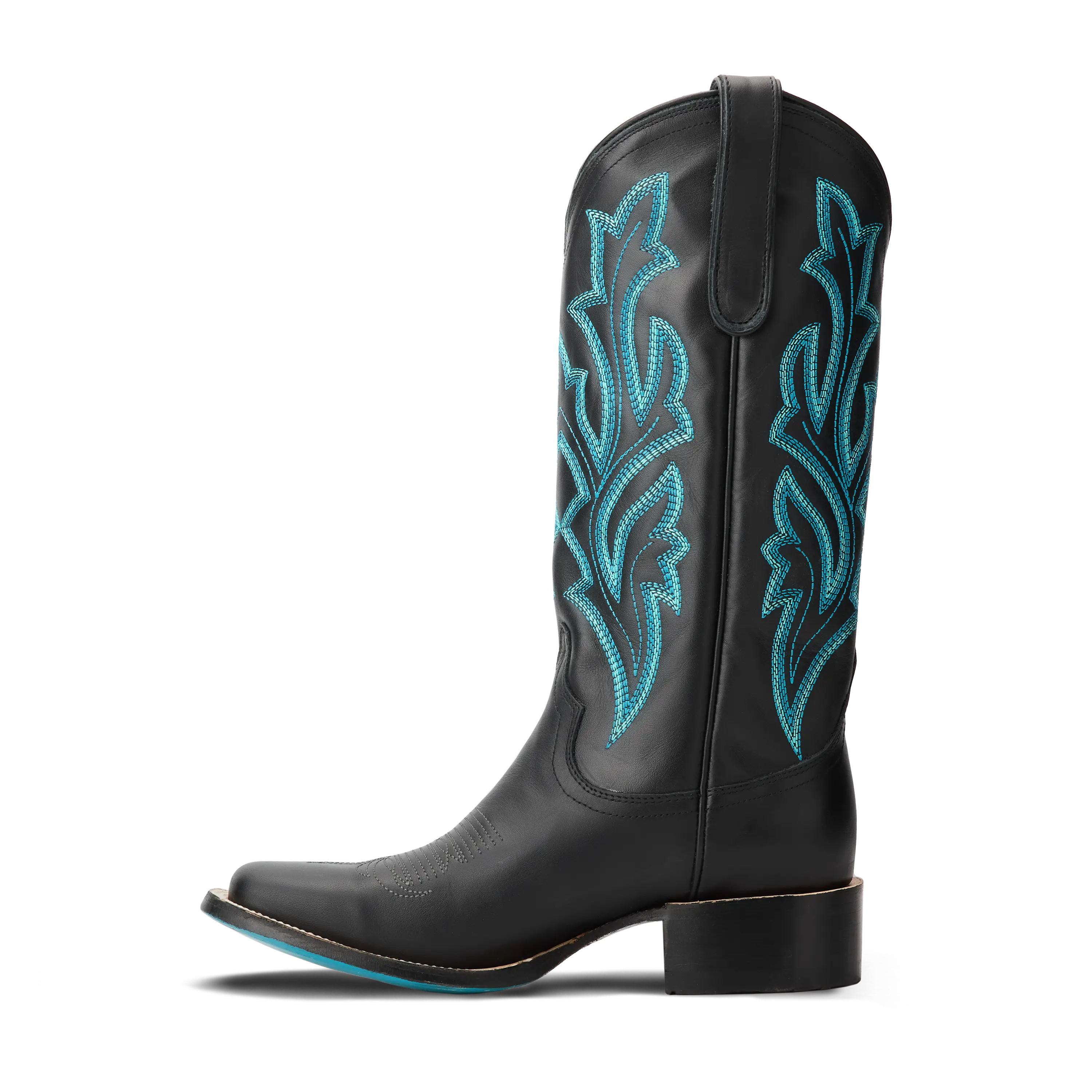 Classic Square Boot - Jet Black