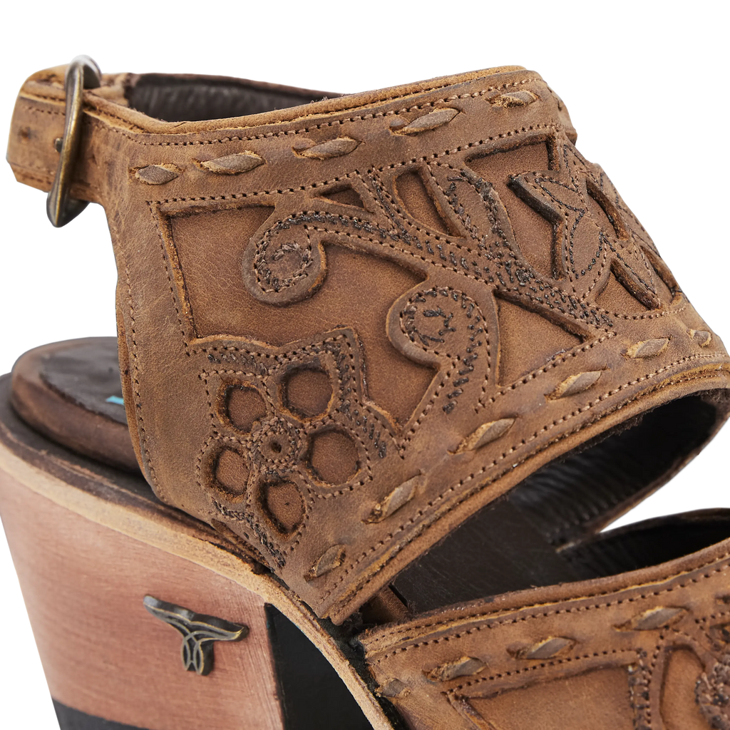Robin Slingback Mule - Burnt Caramel