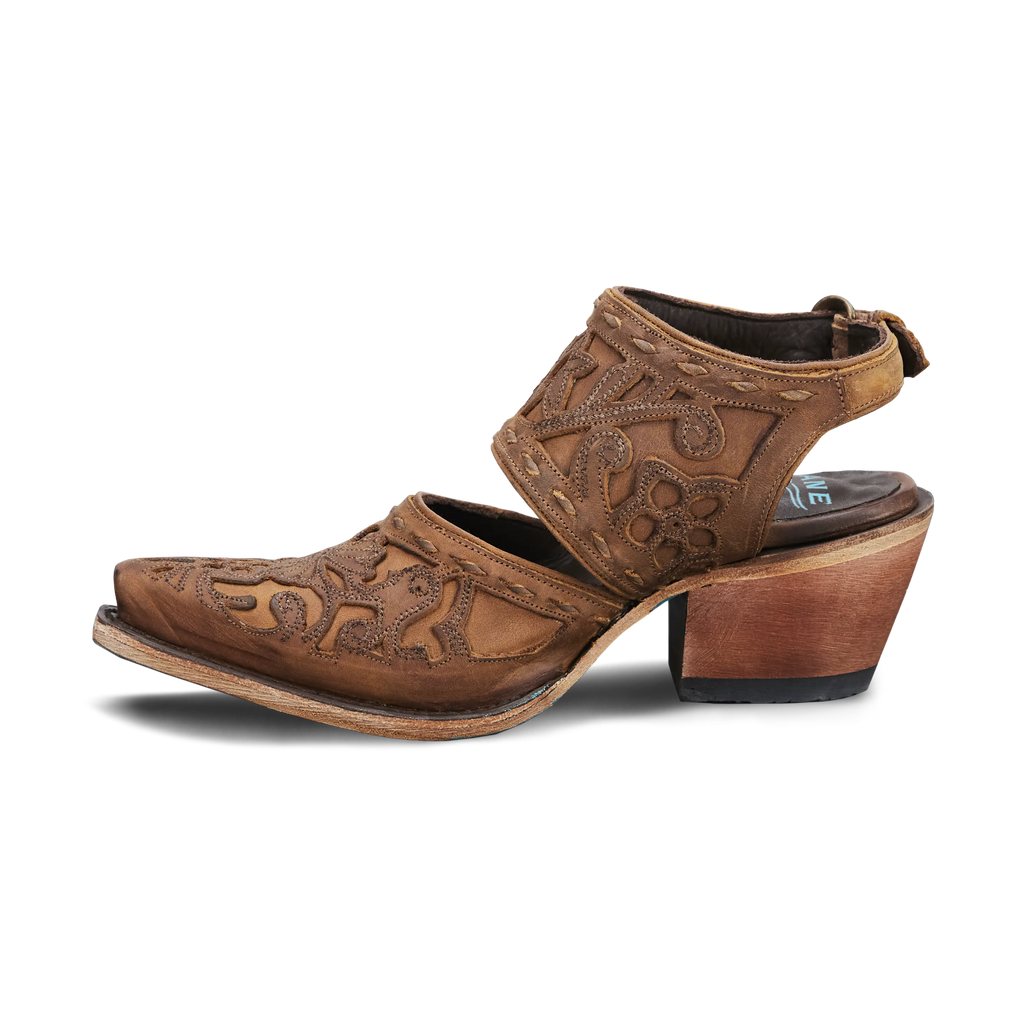 Robin Slingback Mule - Burnt Caramel