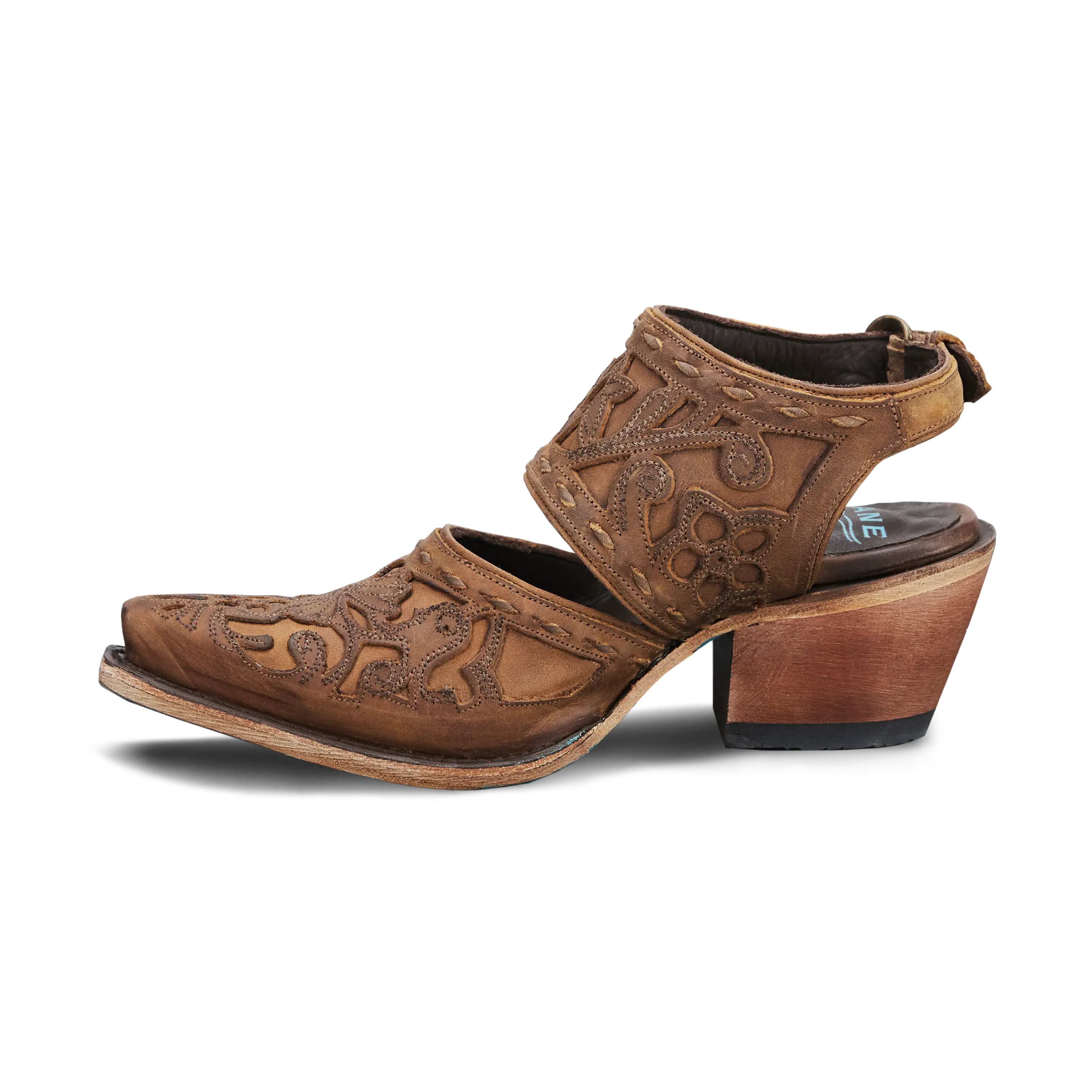 Robin Slingback Mule - Burnt Caramel