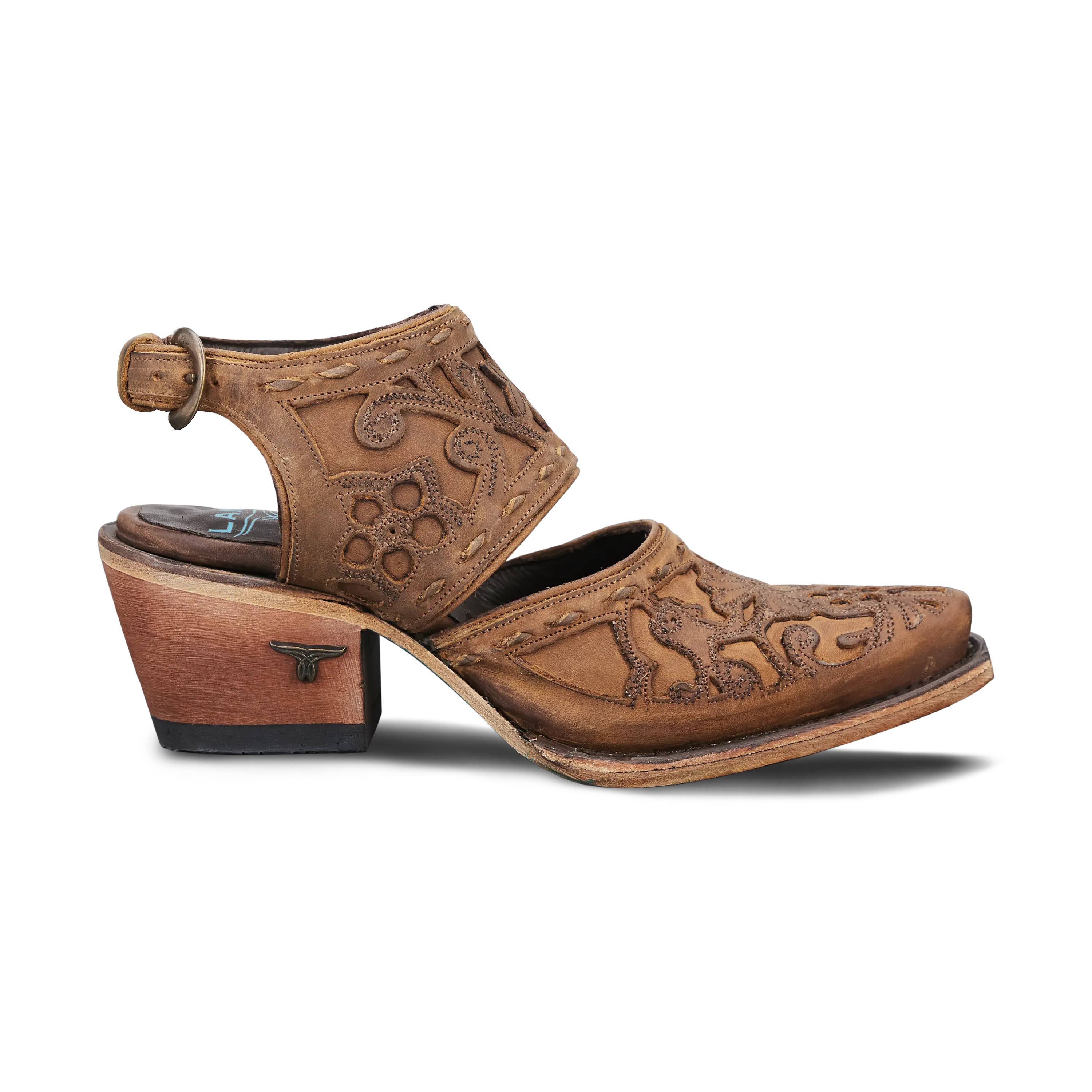 Robin Slingback Mule - Burnt Caramel