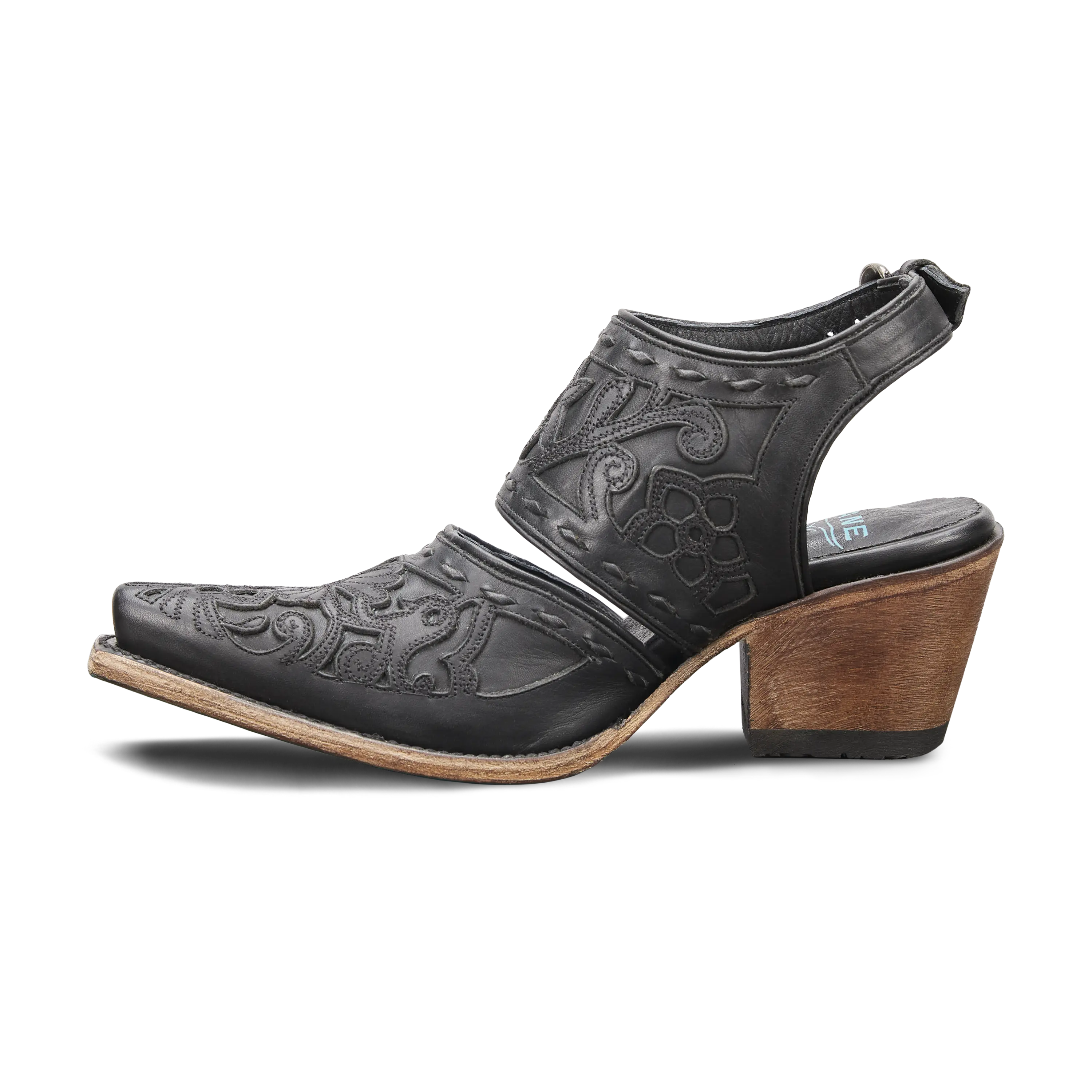 Robin Slingback Mule - Jet Black