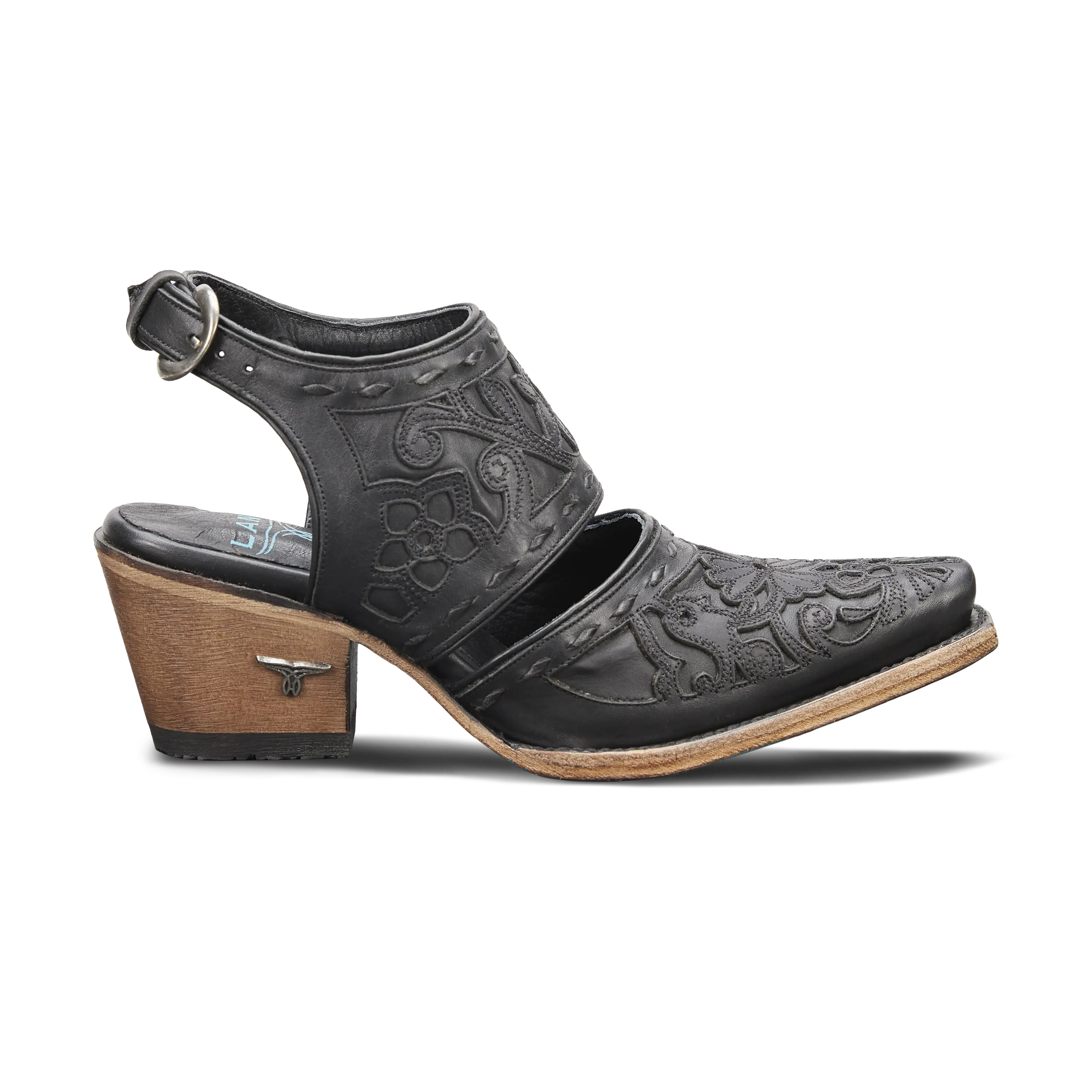 Robin Slingback Mule - Jet Black