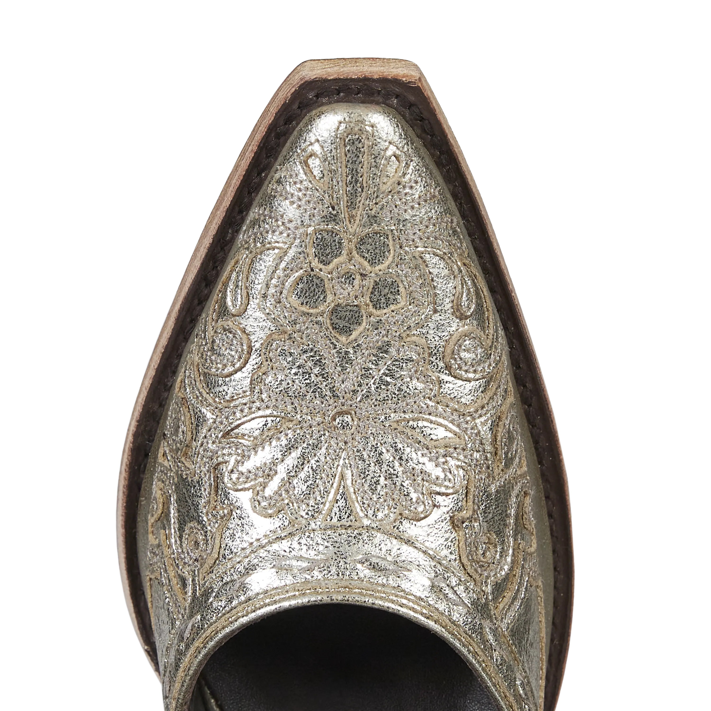 Robin Slingback Mule - Champagne Metallic