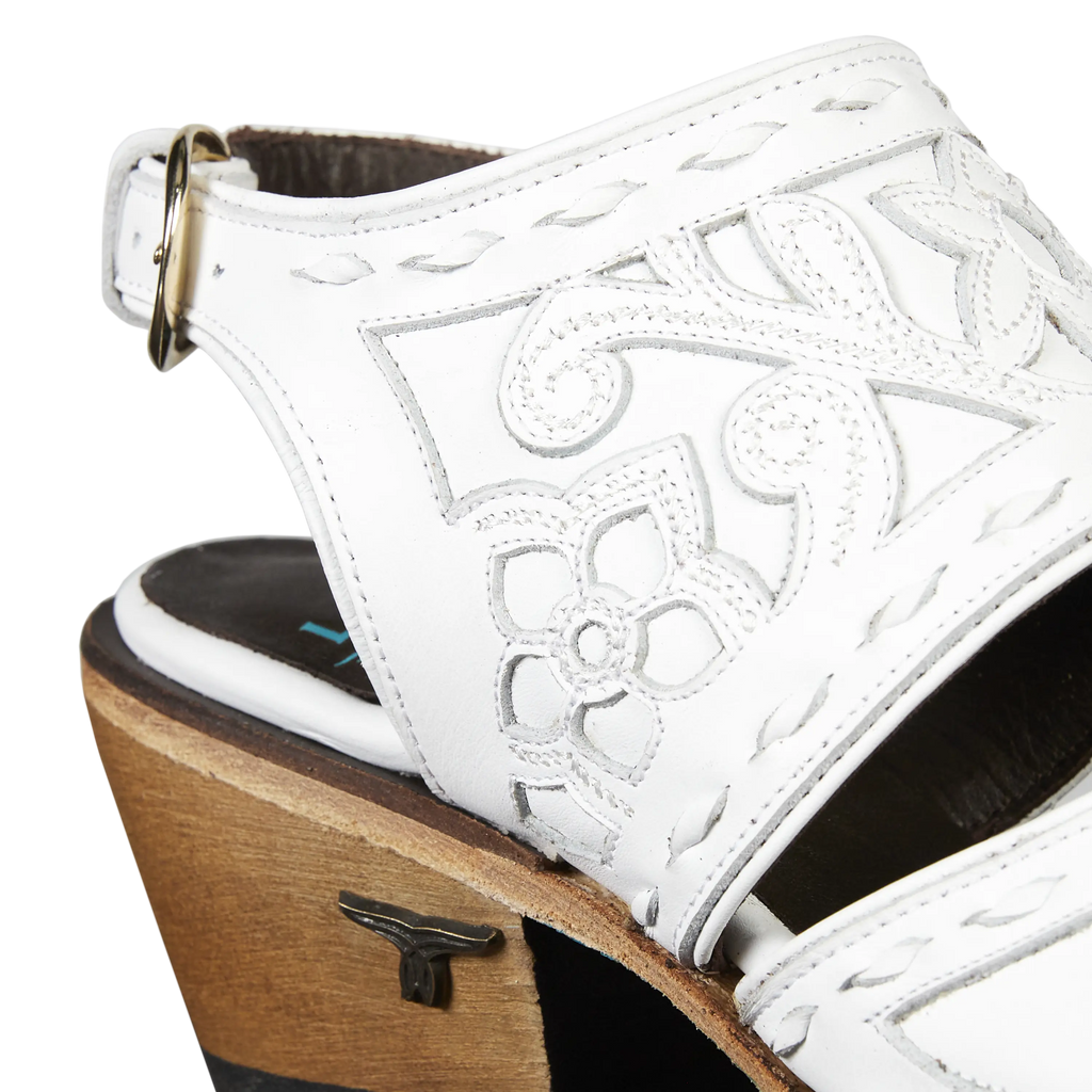Robin Slingback Mule - Matte White
