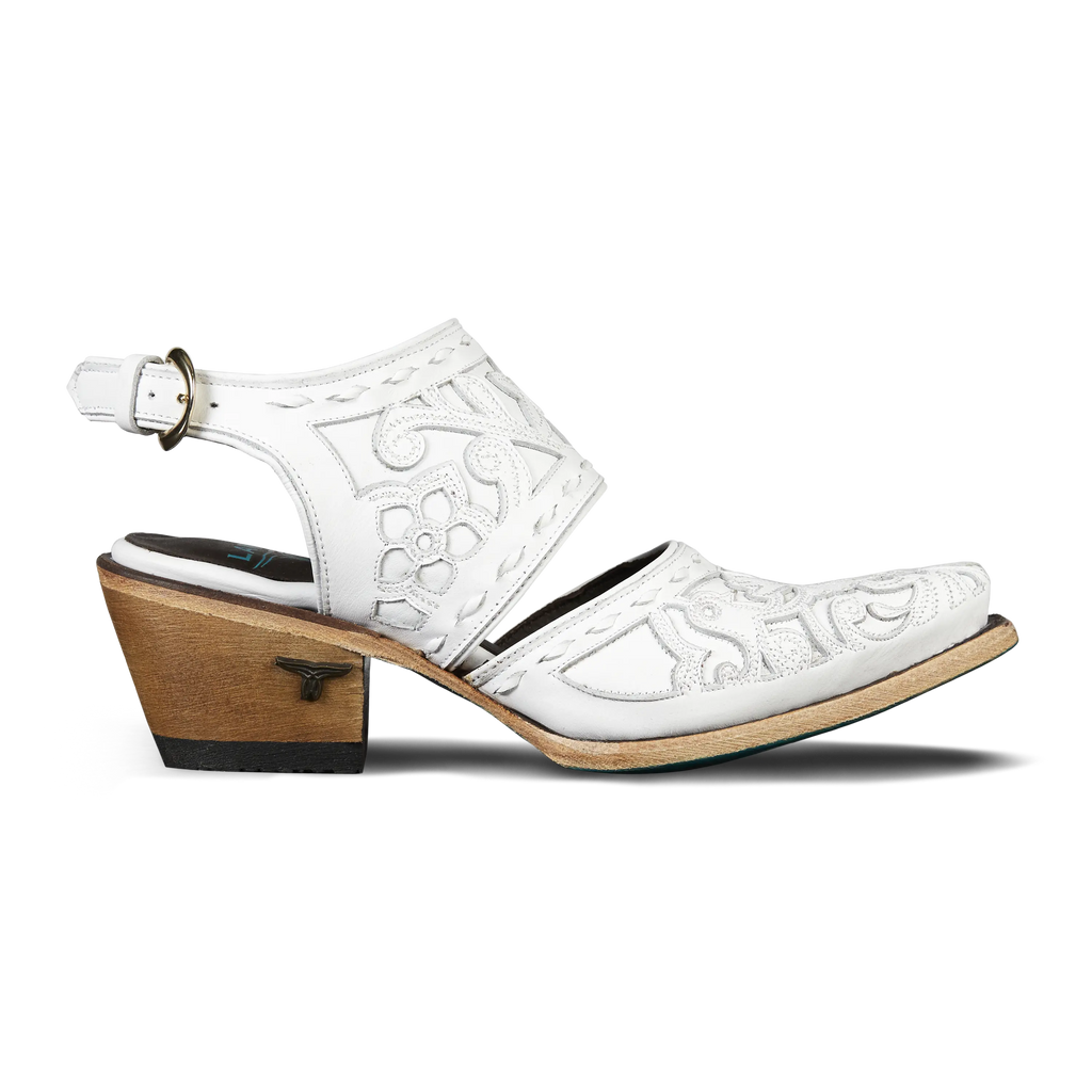 Robin Slingback Mule - Matte White