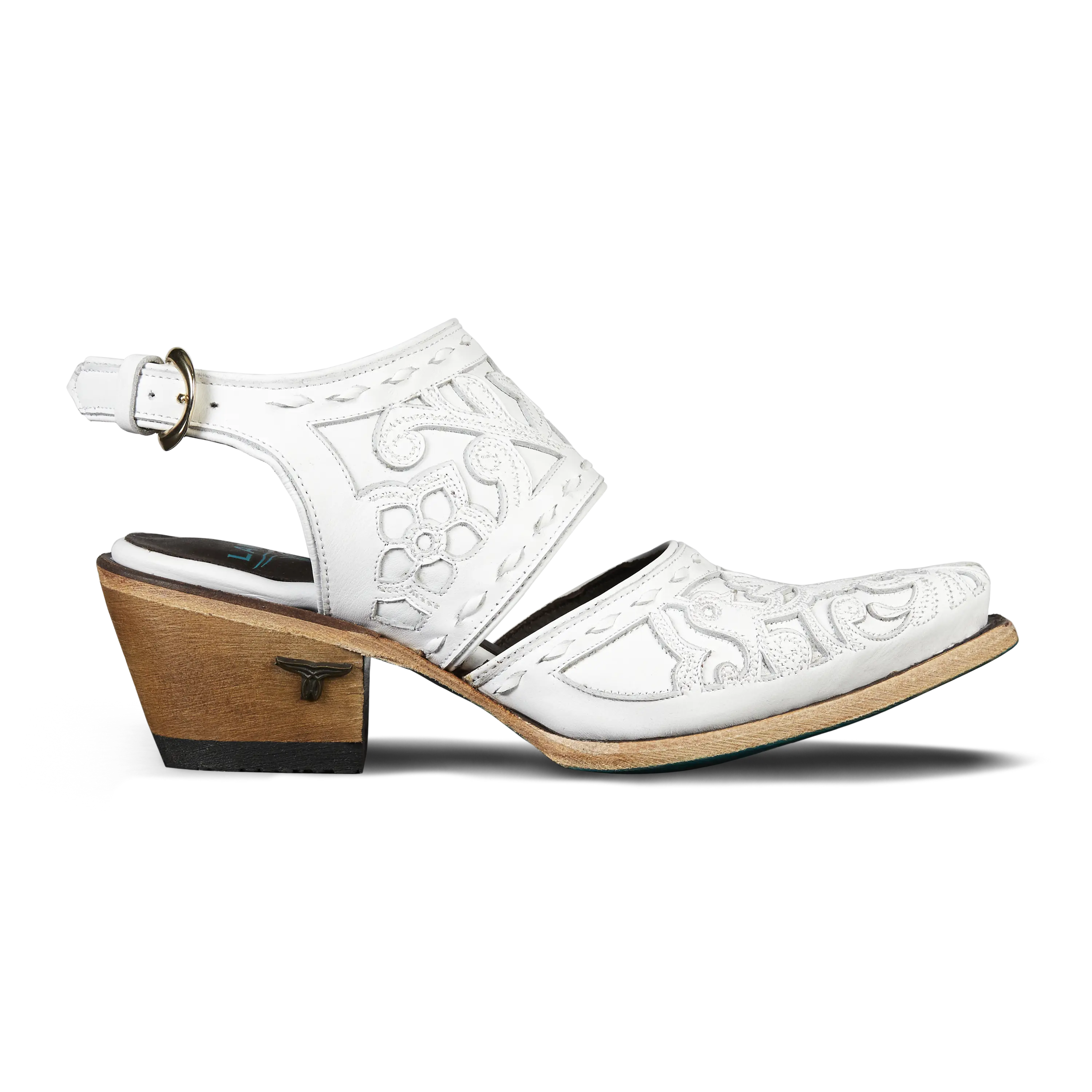 Robin Slingback Mule - Matte White