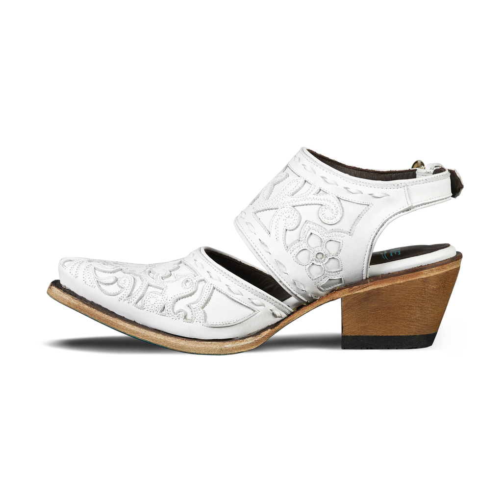 Robin Slingback Mule - Matte White