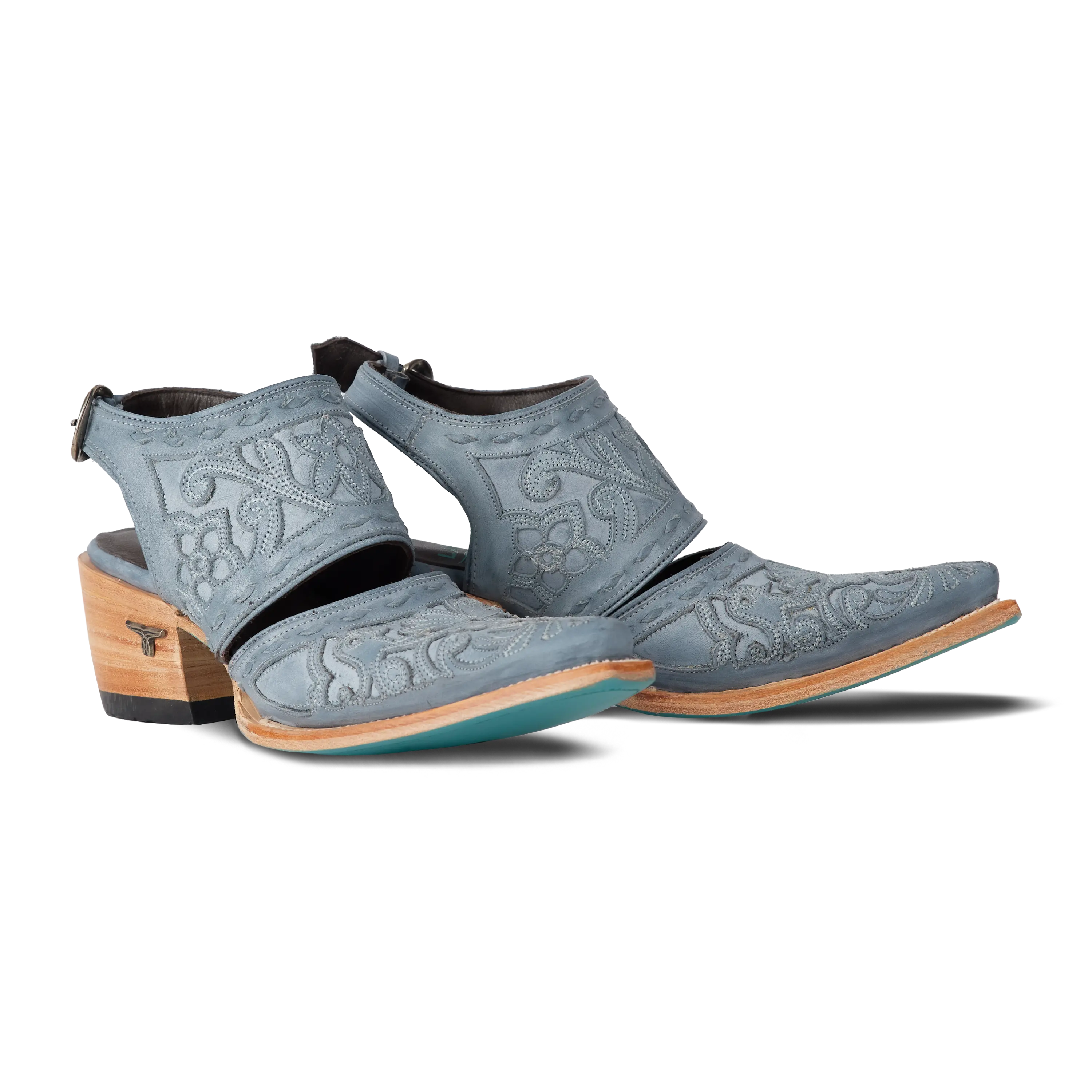 Robin Slingback Mule - Washed Denim