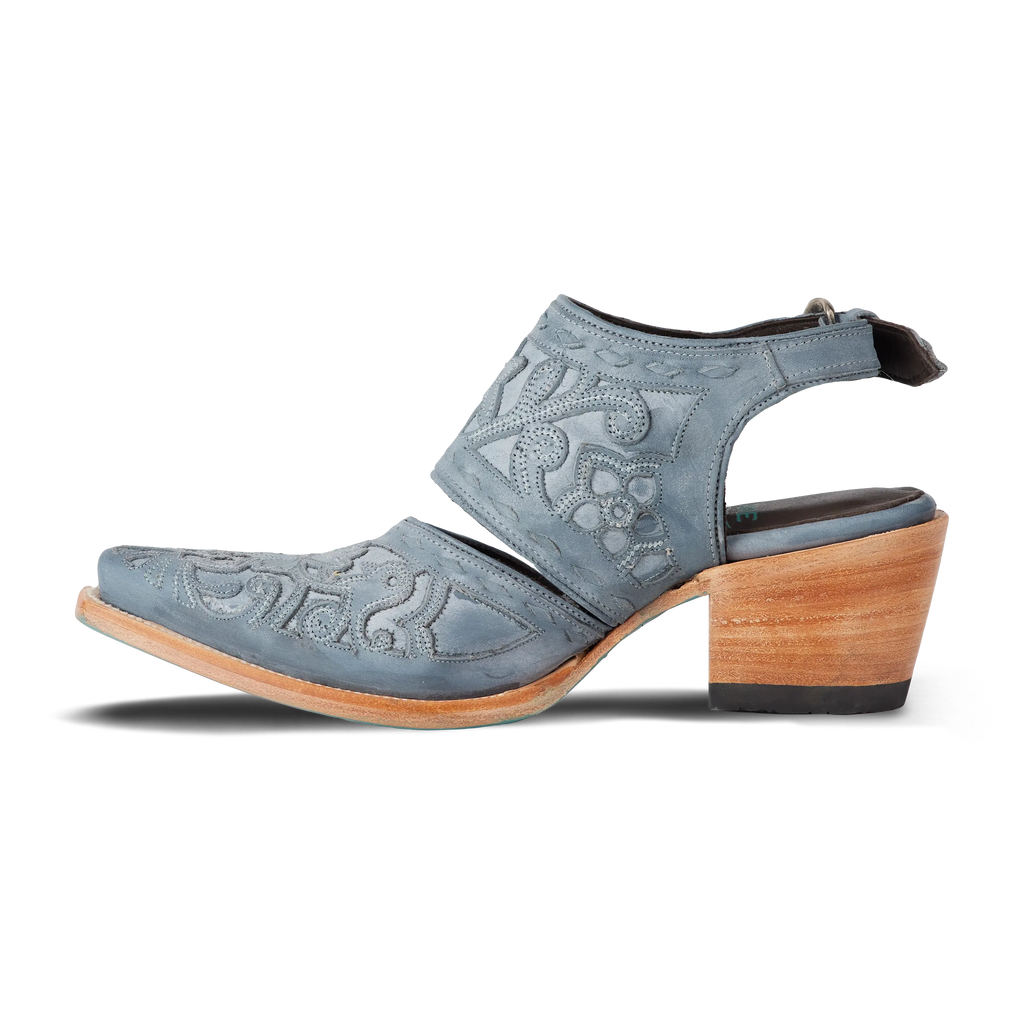 Robin Slingback Mule - Washed Denim