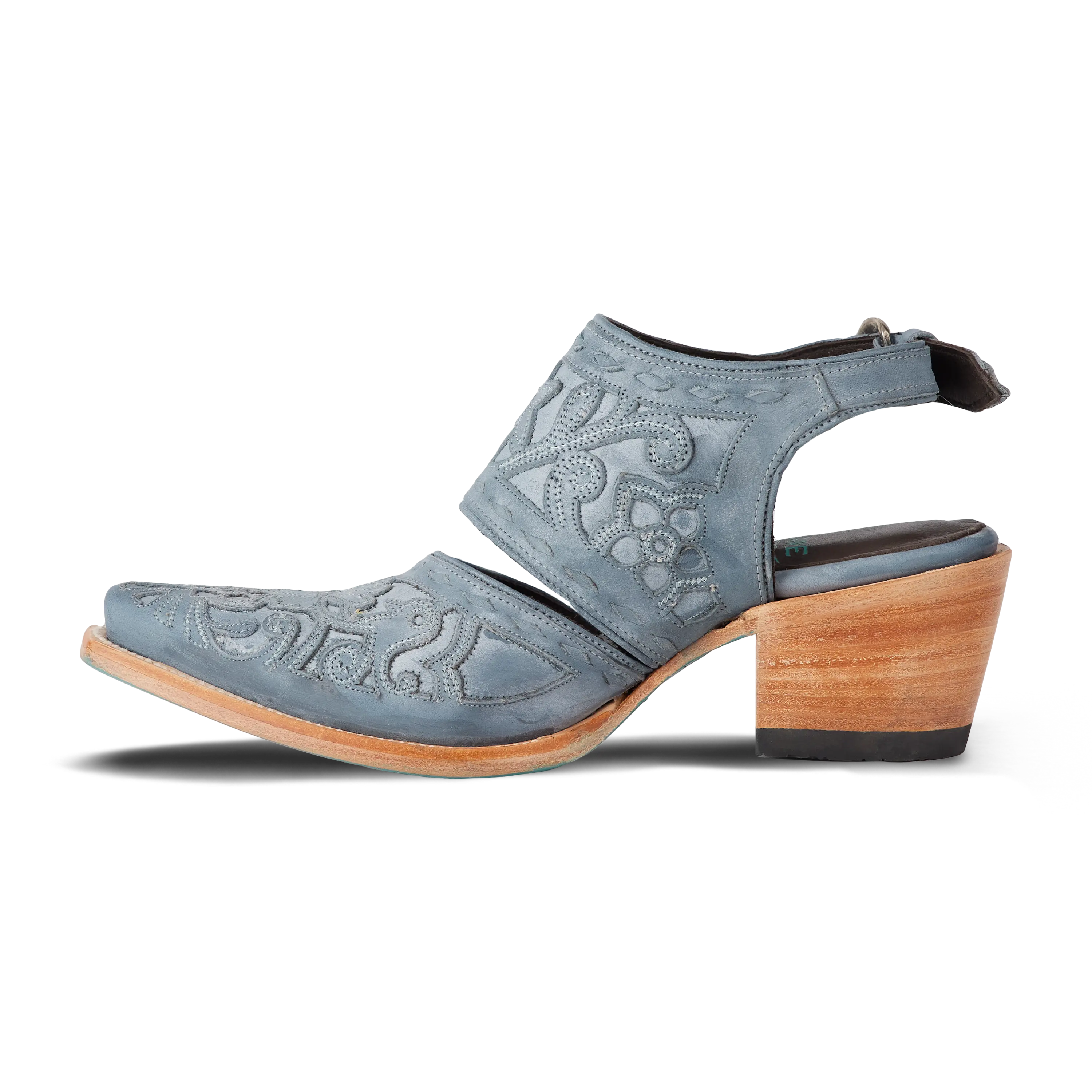 Robin Slingback Mule - Washed Denim