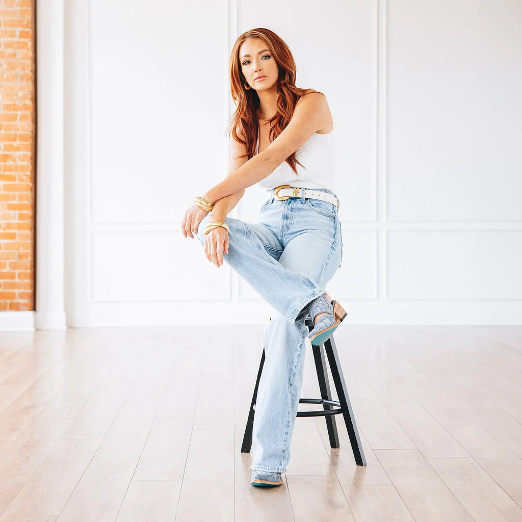 Robin Slingback Mule - Washed Denim