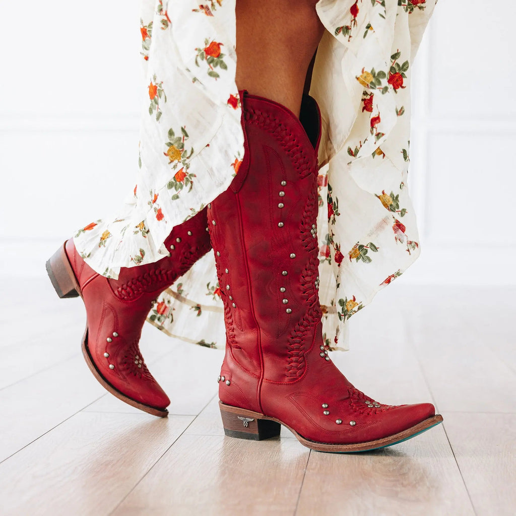 Cossette Boot - Smoldering Ruby