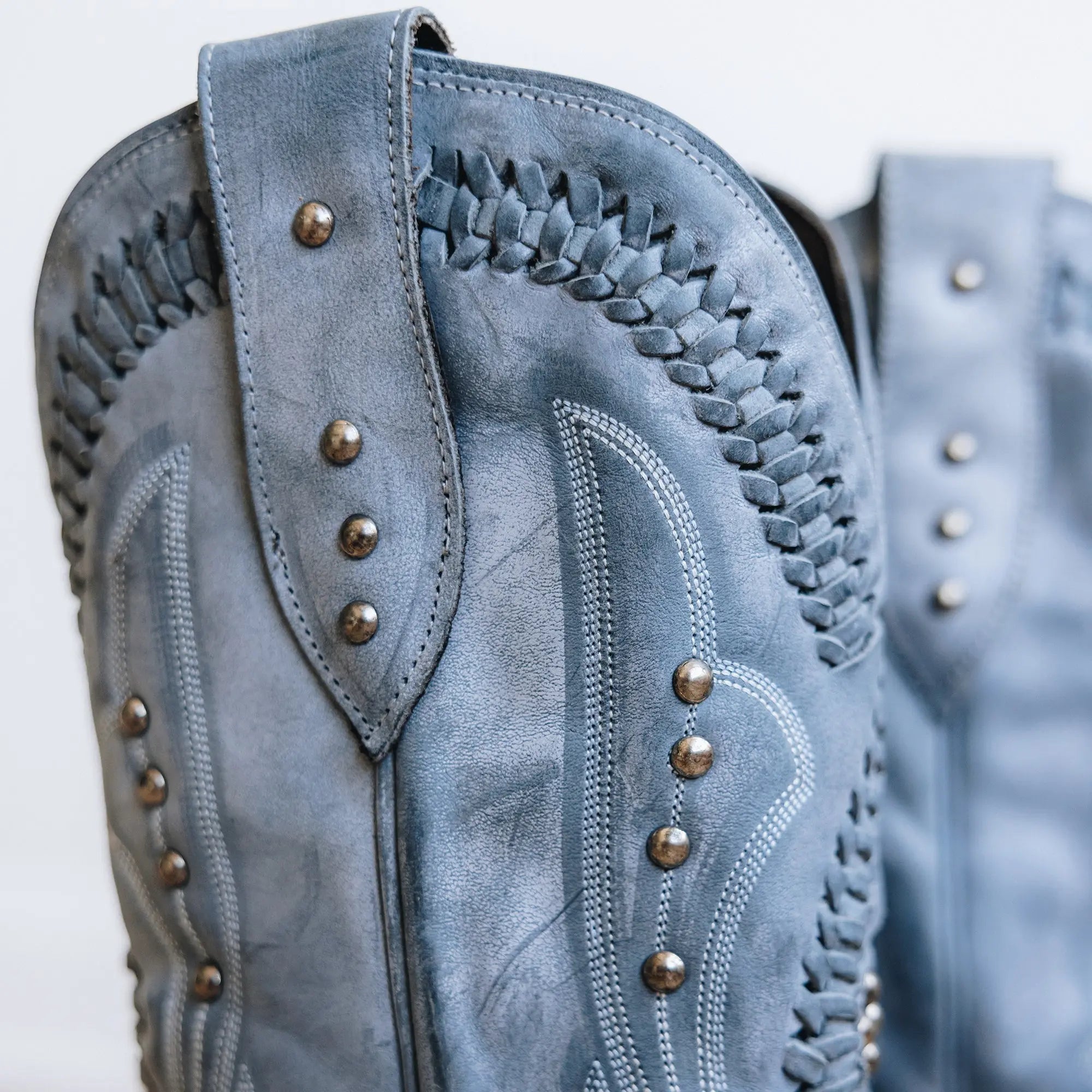 Cossette Boot - Washed Denim