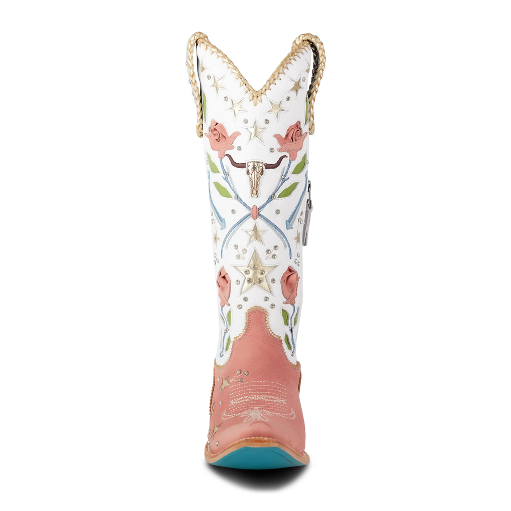 Stars Align Boot - Blush & Matte White