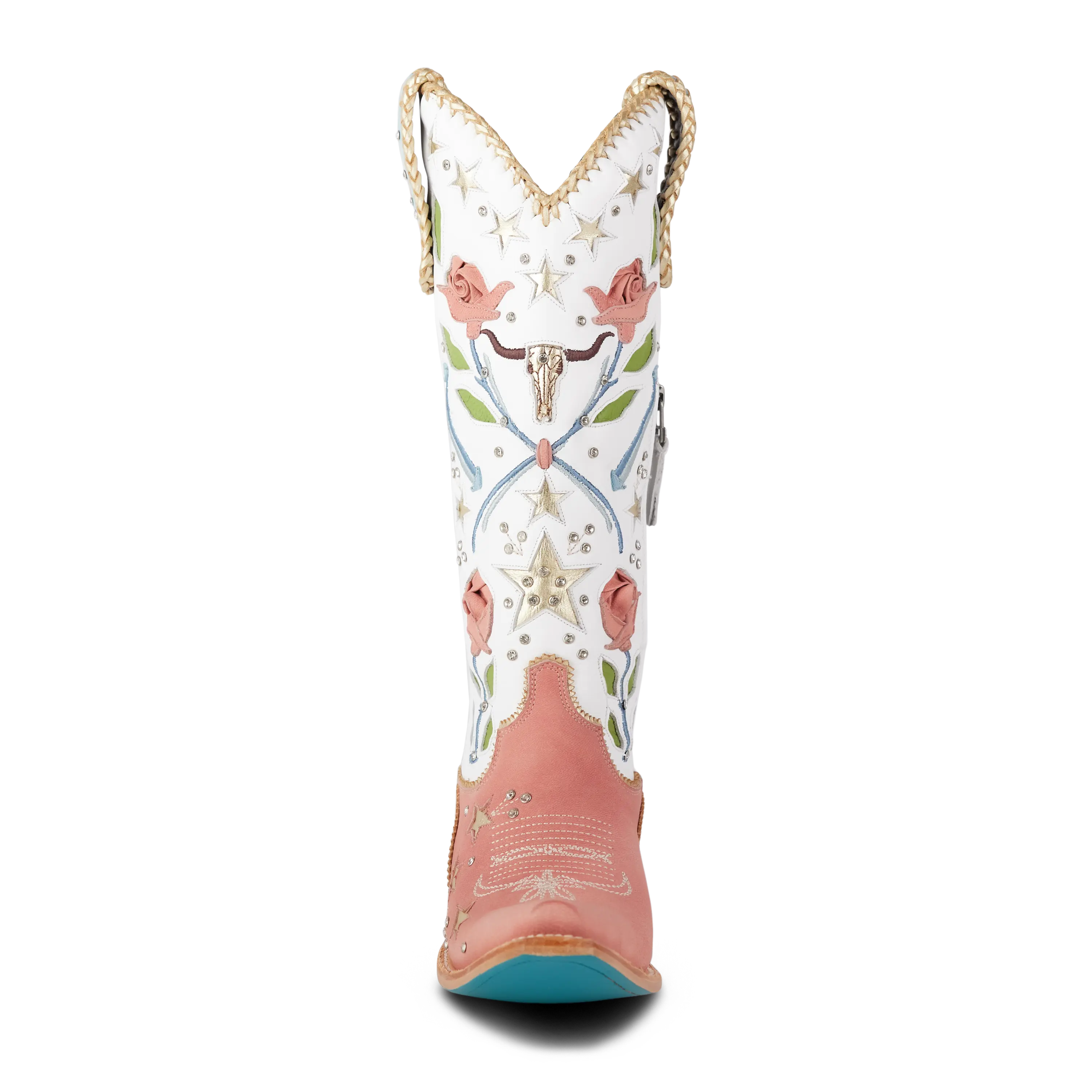 Stars Align Boot - Blush & Matte White