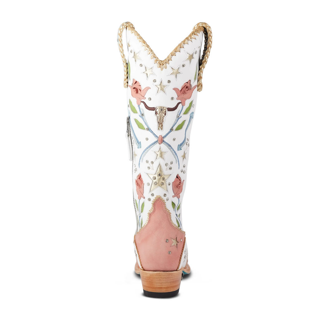 Stars Align Boot - Blush & Matte White