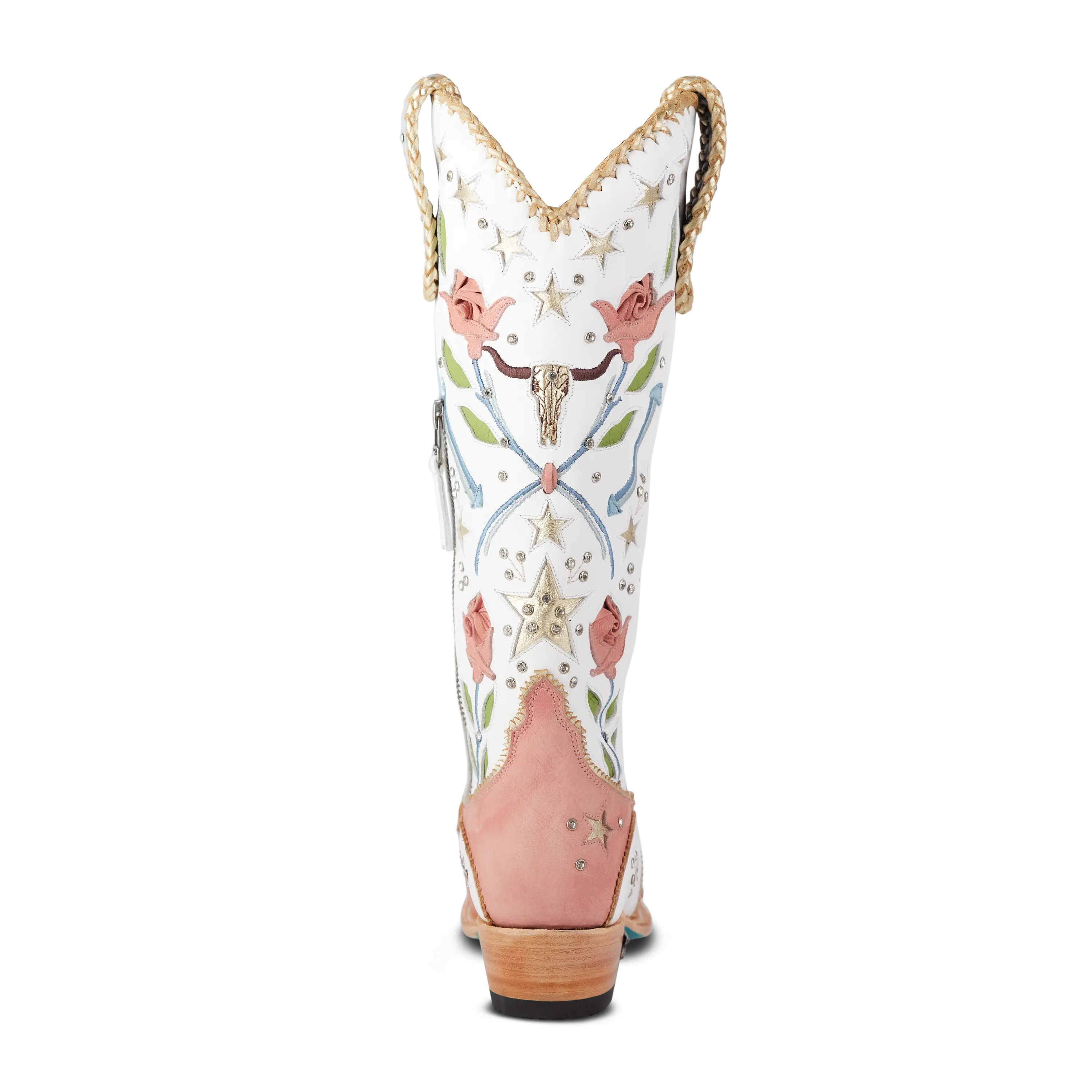 Stars Align Boot - Blush & Matte White