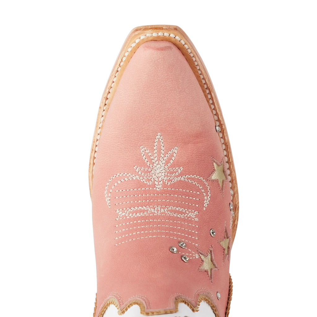 Stars Align Boot - Blush & Matte White