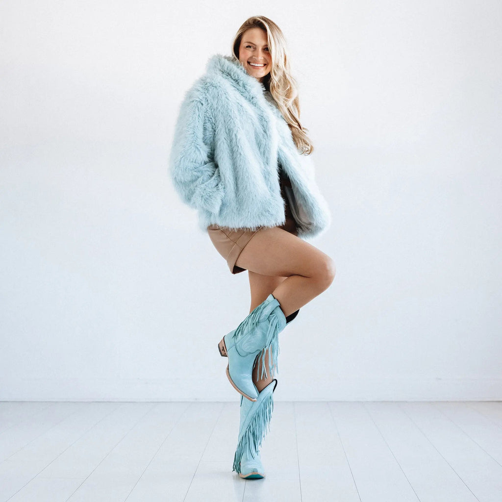 Senita Falls Boot - Powder Blue **Final Sale**
