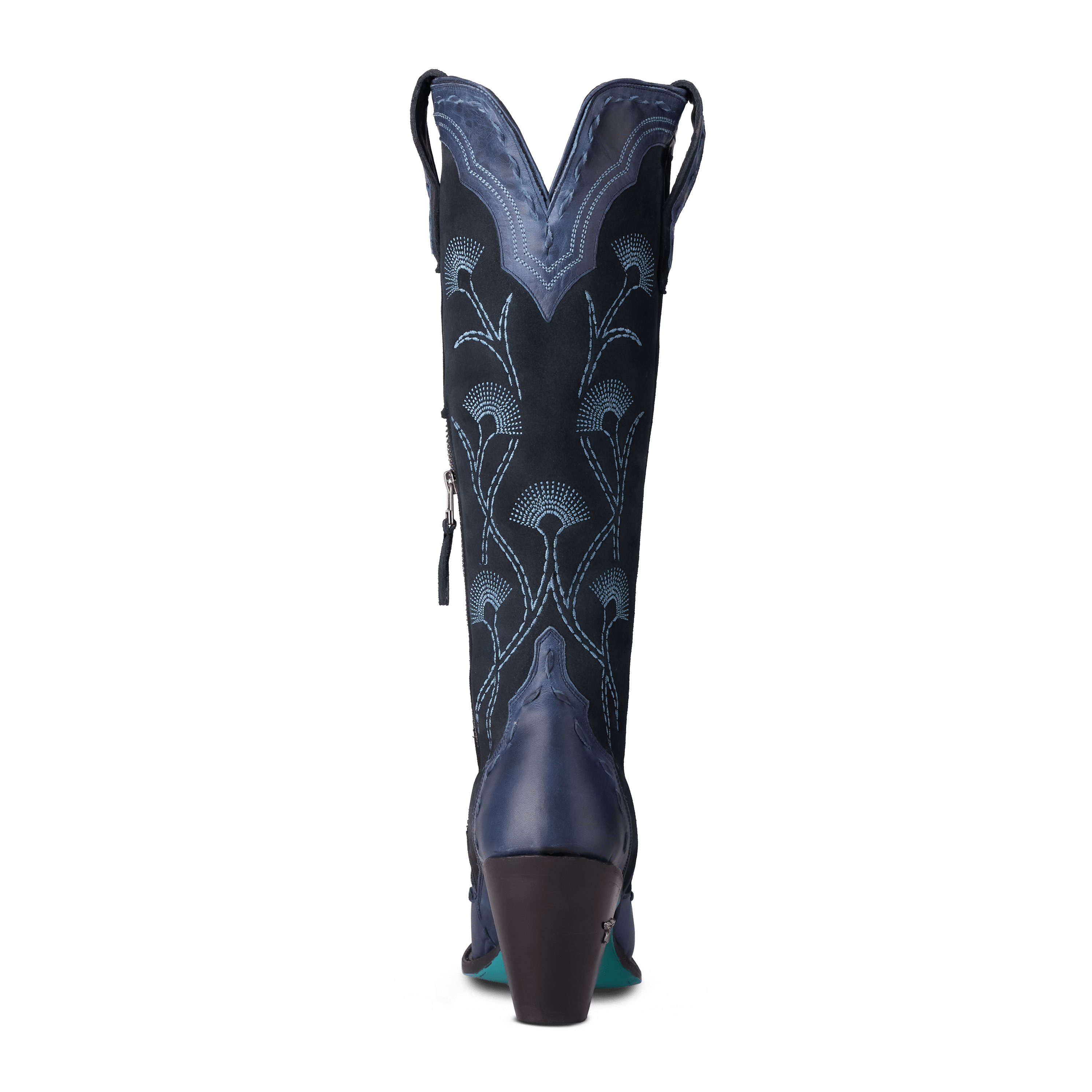 Tessa Knee High - Navy Suede