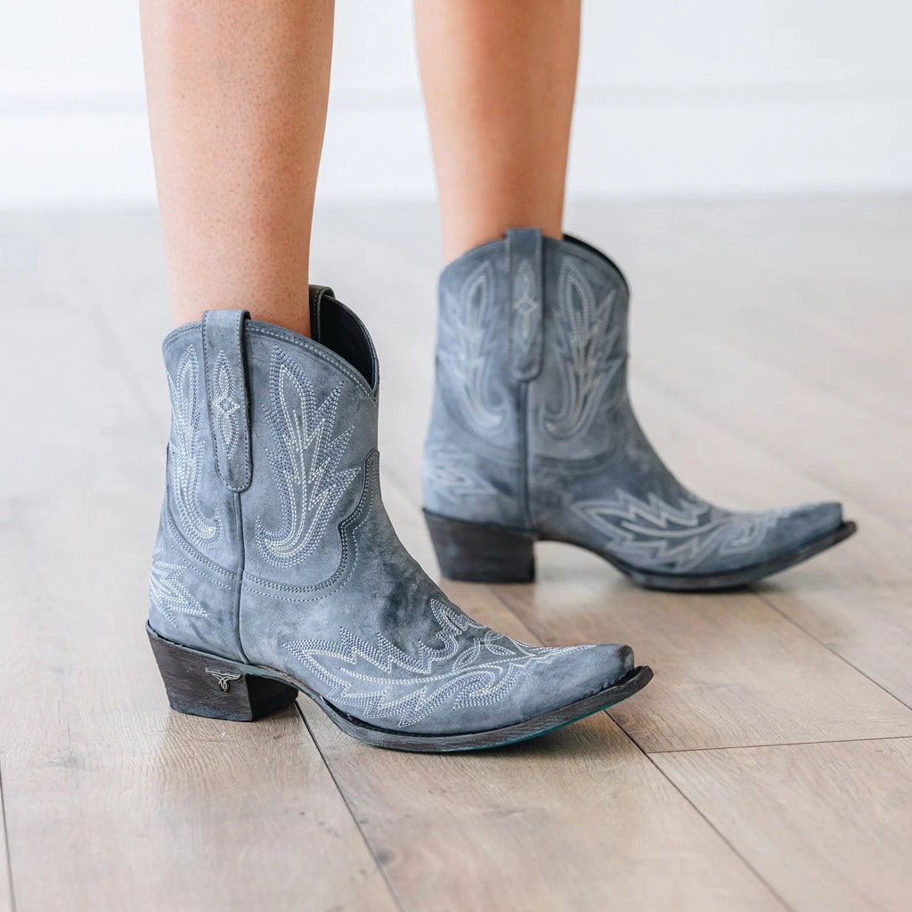 Lexington Bootie - Washed Denim